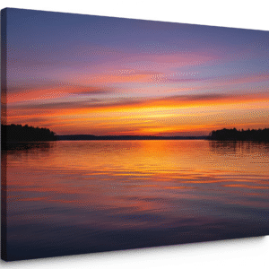Impresión de Arte en Lienzo "Atardecer Sereno"