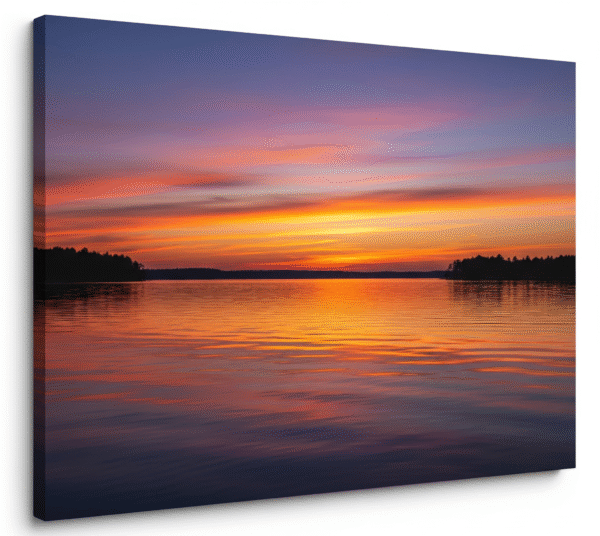 Impresión de Arte en Lienzo "Atardecer Sereno"